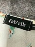 Fab'rik 100% Polyester Floral Ivory Long Sleeve Blouse Size L - photo 7