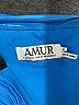 AMUR 100% Polyester Blue Cocktail Dress Size 6 - photo 4