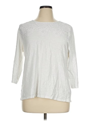 Talbots Outlet 3/4 Sleeve Top (view 1)