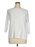 Talbots Outlet 100% Cotton Ivory 3/4 Sleeve Top Size XL - photo 1