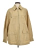 Ann Taylor LOFT 100% Cotton Solid Tan Jacket Size M - photo 1