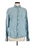 Hartford Blue Long Sleeve Button-Down Shirt Size M - photo 1
