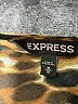 Express 100% Polyester Animal Print Brown Cocktail Dress Size M - photo 7