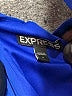 Express Solid Blue Cocktail Dress Size 4 - photo 7