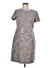Calvin Klein Tweed Gray Casual Dress Size 8 - photo 1