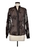 Ultra Pink 100% Polyester Black Long Sleeve Blouse Size M - photo 1