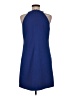 Ann Taylor Solid Blue Cocktail Dress Size 8 Petite - photo 2