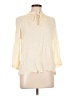 Khakis & Co 100% Rayon Ivory 3/4 Sleeve Blouse Size L - photo 1