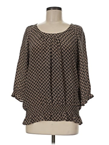 Ellie Kai 3/4 Sleeve Silk Top (view 1)