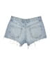Zara 100% Cotton Blue Denim Shorts Size 8 - photo 2