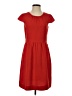 J.Crew 100% Polyester Solid Red Casual Dress Size 4 - photo 1