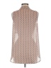 Pleione 100% Polyester Tan Pink Sleeveless Blouse Size M - photo 2