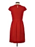 J.Crew 100% Polyester Solid Red Casual Dress Size 4 - photo 2