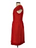 J.Crew 100% Polyester Solid Red Casual Dress Size 4 - photo 5