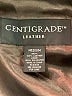 Centigrade 100% Leather Black Coat Size M - photo 6