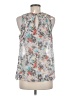Leifsdottir 100% Silk Silver Sleeveless Silk Top Size M (estimated) - photo 2