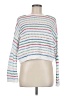Hollister 100% Cotton Stripes White Pullover Sweater Size M - photo 1
