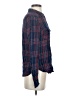 Paige 100% Viscose Plaid Blue Long Sleeve Button-Down Shirt Size S - photo 4