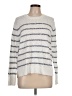 J.Crew Factory Store Stripes Silver Pullover Sweater Size L - photo 1