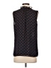 Tommy Hilfiger Polka Dots Black Sleeveless Blouse Size S - photo 2