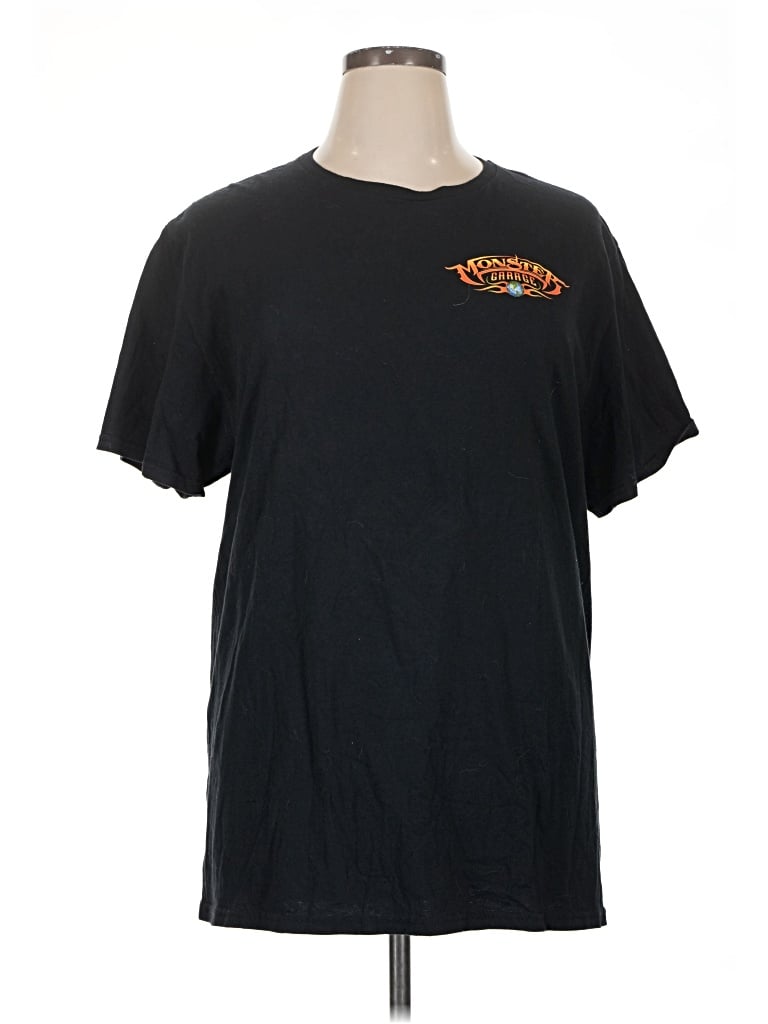 Pre-owned Assorted Brands Short Sleeve T-shirt In Black