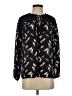 Q&A 100% Polyester Black Long Sleeve Blouse Size S - photo 1
