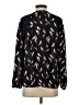 Q&A 100% Polyester Black Long Sleeve Blouse Size S - photo 2