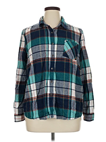 Natural Reflections Long Sleeve Button-Down Shirt (view 1)