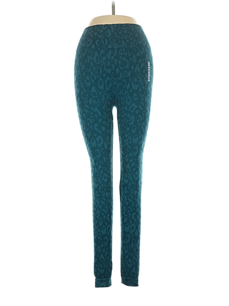 Pre-owned Gymshark Active Pants In Teal