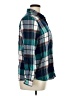 Natural Reflections 100% Cotton Plaid Teal Long Sleeve Button-Down Shirt Size XL - photo 4