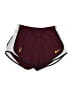Nike 100% Polyester Color Block Burgundy Athletic Shorts Size M - photo 1