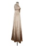 Azazie 100% Polyester Metallic Tan Cocktail Dress Size 2 - photo 4