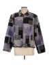 DressBarn Graphic Purple Jacket Size L - photo 1
