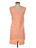 Everly 100% Polyester Orange Casual Dress Size S - photo 2