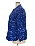 Kim Rogers Stars Blue Long Sleeve Blouse Size 2X - photo 5