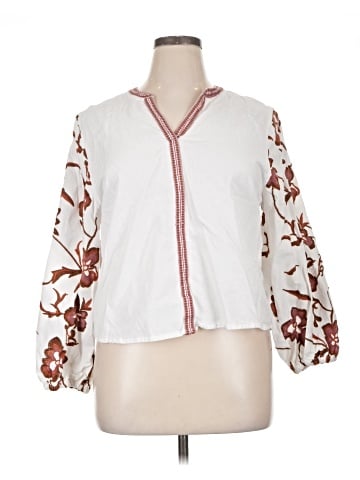 Calypso St. Barth 3/4 Sleeve Blouse (view 1)