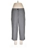 Susan Graver Chevron-herringbone Gray Dress Pants Size M - photo 1