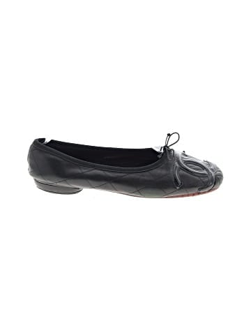 Chanel Leather Quilted Cambon Ballet Flats (view 1)
