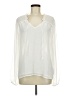 Laundry by Shelli Segal 100% Polyester Ivory Long Sleeve Blouse Size M - photo 1