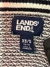 Lands' End Checkered-gingham Silver Pullover Sweater Size XS - photo 7