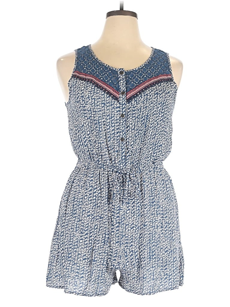 Click to view more detailed imagery on our partner's website Pre-owned Xhilaration Romper In Blue