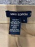 Max Edition Solid Tan Active Pants Size L - photo 4
