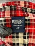 OshKosh B'gosh 100% Cotton Plaid Red Long Sleeve Button-Down Shirt Size 4T - photo 3