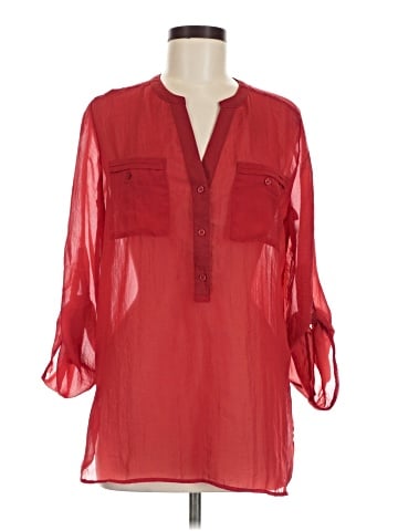 Como 3/4 Sleeve Blouse (view 1)