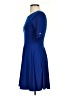 Express Solid Blue Casual Dress Size XS - photo 5