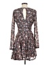 Rewind Paisley Gray Casual Dress Size S - photo 2