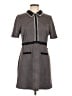 ModCloth Houndstooth Gray Casual Dress Size L - photo 1