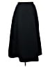 L.L.Bean 100% Polyester Solid Black Formal Skirt Size 14 Petite - photo 1