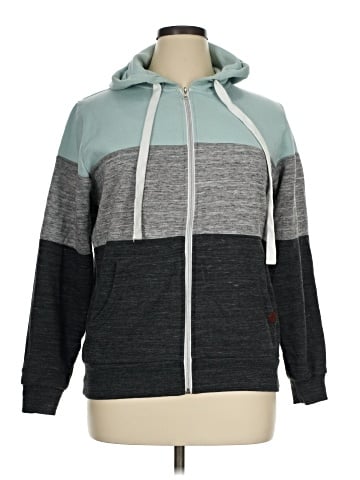 Doublju Zip Up Hoodie (view 1)