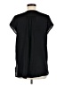 H&M 100% Polyester Black Short Sleeve Blouse Size 8 - photo 2